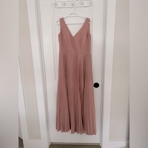 JJ’s House Dusty Rose A-Line Gown